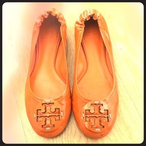 Tangerine Tory Burch Reva Flats