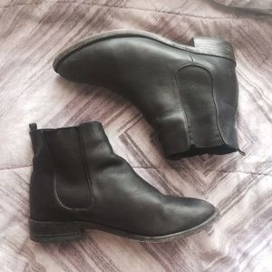 black chelsea ankle boots