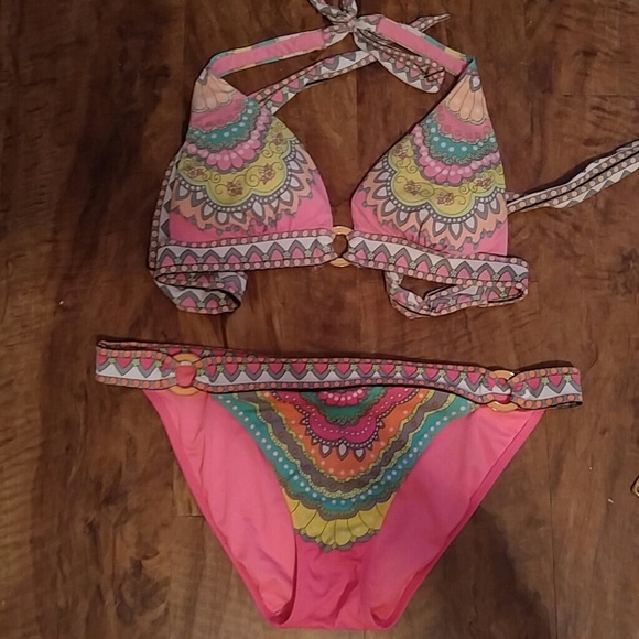 vs paisley print bikini nwot!