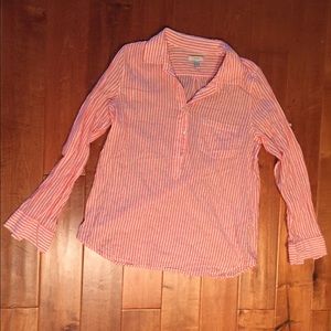 J. Crew Striped Button Down Shirt