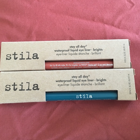 Stila Eyeliner Bundle - Amber, Teal - Picture 1 of 1