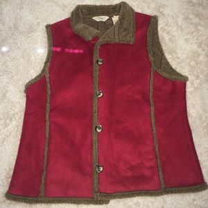 L.L. Bean fuzzy vest