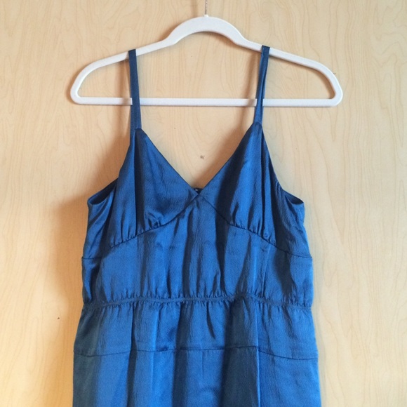 J.Crew 100% Silk "Serenade" Dress, turquoise