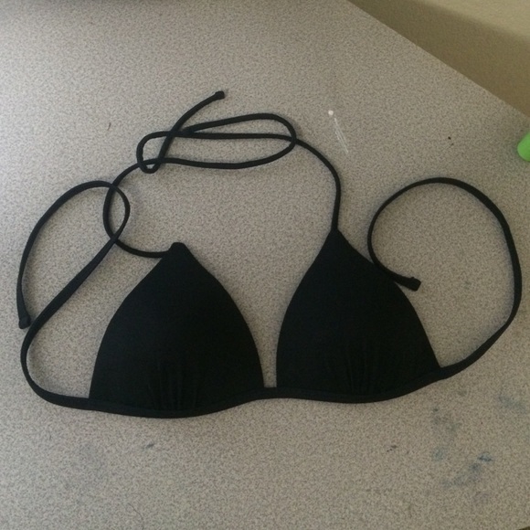 PushUp Black Bikini Top