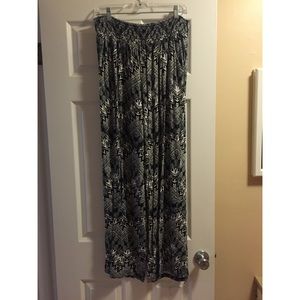 Black and White Palazzo Pants