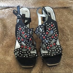 Dollhouse studded heels.