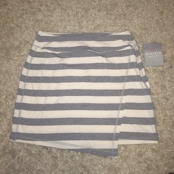 Athleta stripe skirt