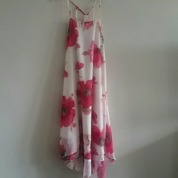 Pink Floral Summer Dress