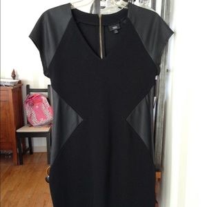 Mossimo Target black dress with faux leather