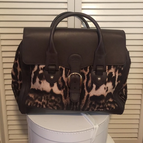 Gucci- leopard print, Boston bag.
