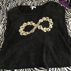 Delias Long sleeve black shirt