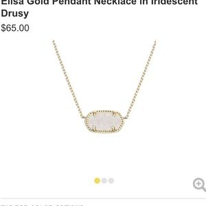 Kendra Scott Gold Necklace