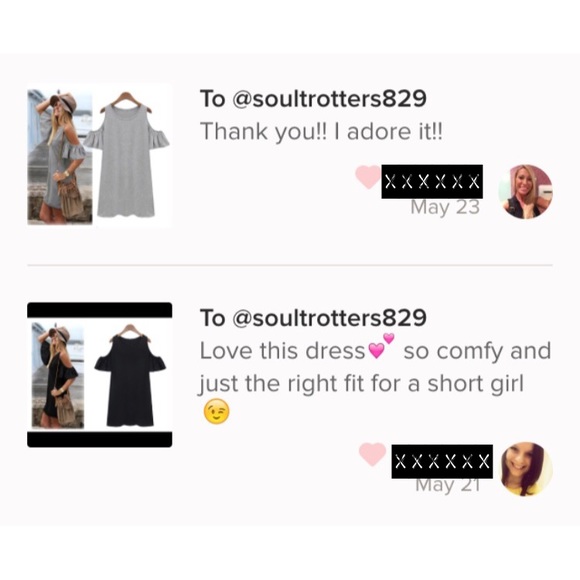 ⚡️SALE⚡️Gray butterfly sleeve summer dress - Picture 2 of 2