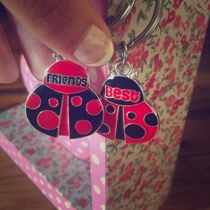 Lady Bug Best Friend Key Chains