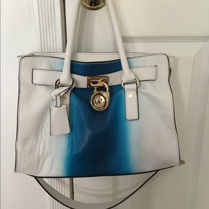 Michael Kors Hamilton Ombre Handbag RARE