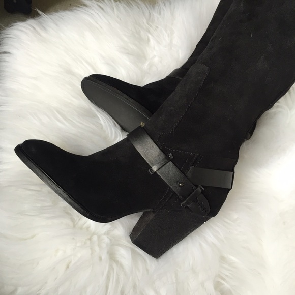 Dolce Vita Hawthorne Black Suede Boots BN - Picture 2 of 4