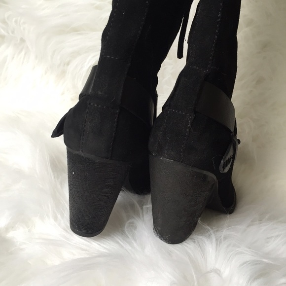 Dolce Vita Hawthorne Black Suede Boots BN - Picture 4 of 4