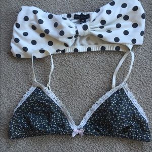 🚫Sold🚫🔹Bundle Deal🔸 Bandeau bra and wireless b