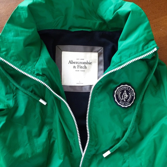 Abercrombie and Fitch Green Lightweight Jacket