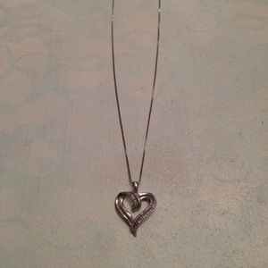 Silver and Diamond Neckland