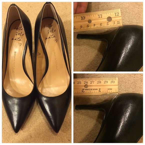‼️SOLD‼️👠Leather pump! size 6👠