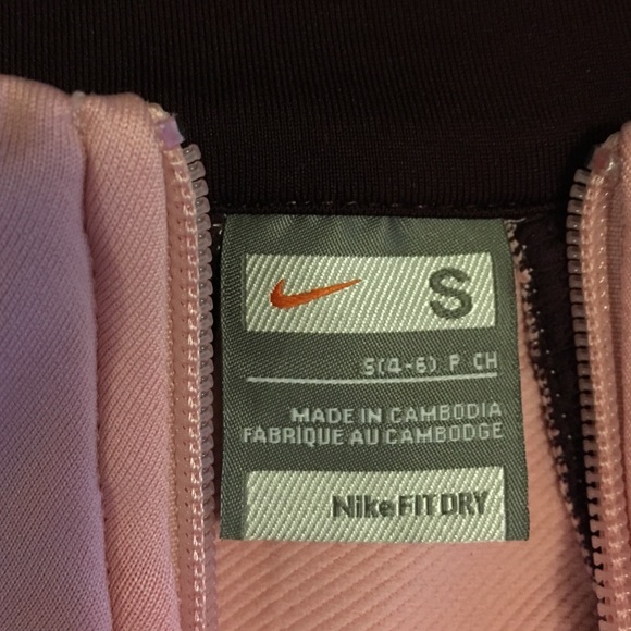 NIKE Pink Zip-Up Dryfit Jacket - Picture 4 of 4