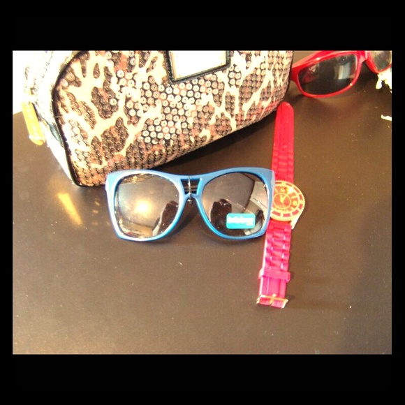Blue sunglasses