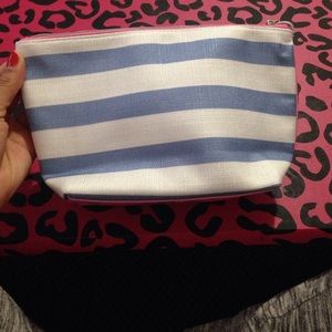 Clarisonic white, blue & pink cosmetic bag