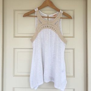 Knit Neckline Top