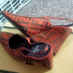 Fendi wedge shoe