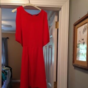 C. Luce Red Open-Back Dress
