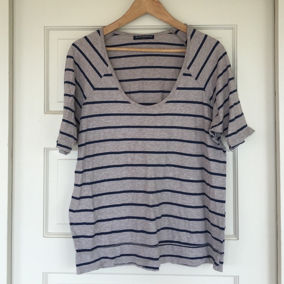 Brandy Mellville Stripped Tee