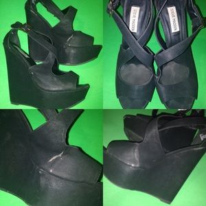 Steve Madden wedges with comfort inserts
