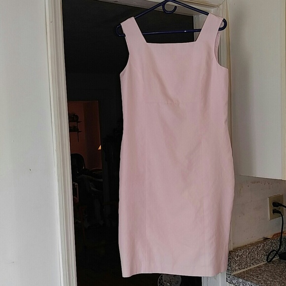 Talbots Classic light pink sleeveless dress