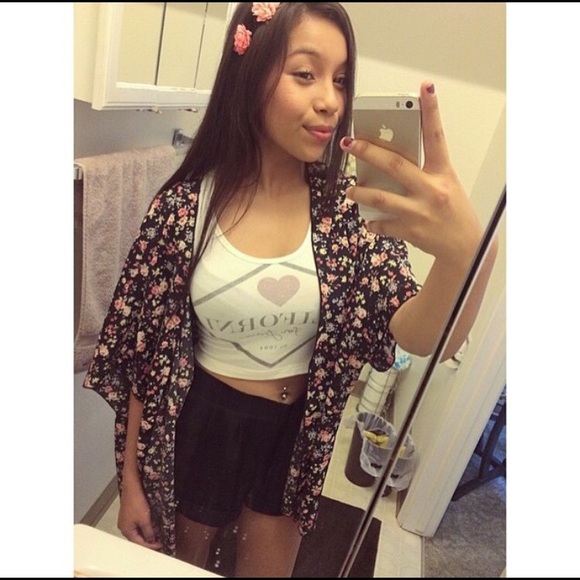 Floral kimono