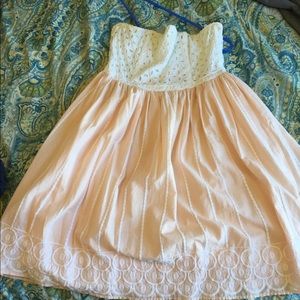 H&M strapless summer dress