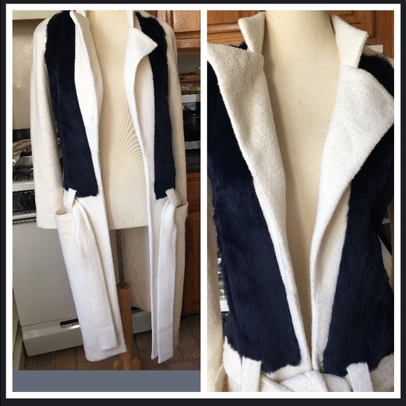 Stunning unique coat with fur - Picture 2 of 8