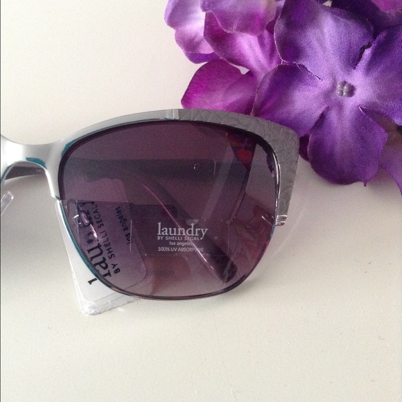 Exclusive Retro Pointed Chrome Cat Eye Shades - Picture 4 of 4