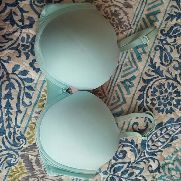 Baby blue bra