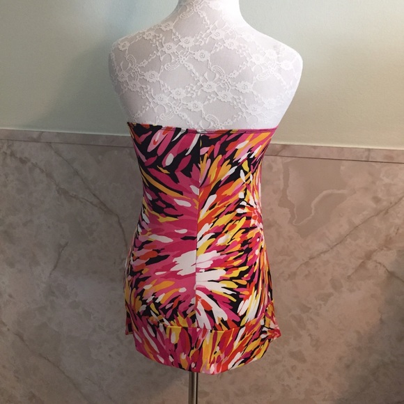 Colorful Gem Embellished Tube Top Large - Picture 4 of 4