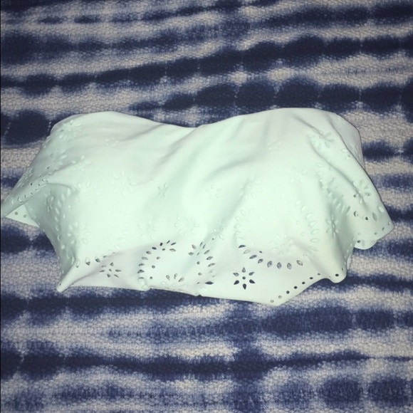 Mint blue bathing suit top