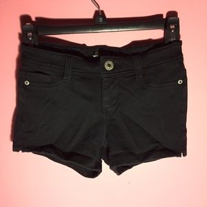 Black stretchy shorts