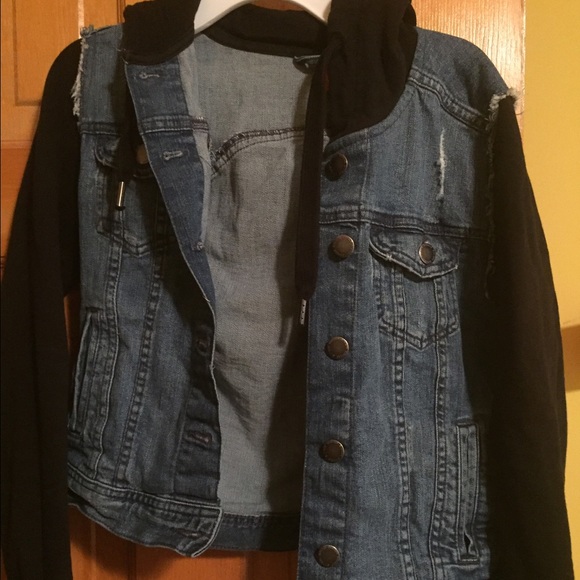 Hoddie demin jacket