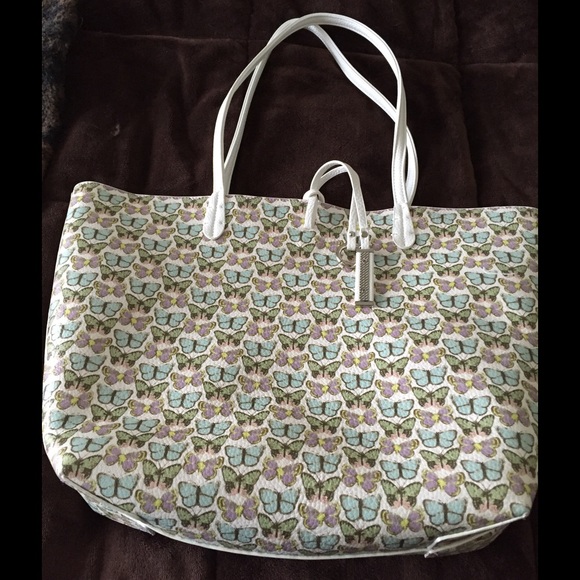 Charming Charlie reversible butterfly tote.