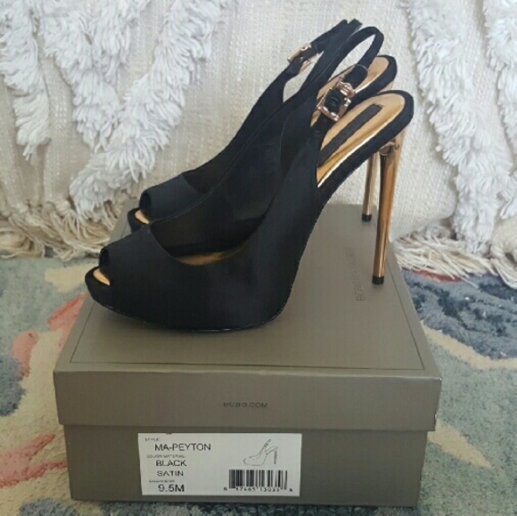 BCBG MAXAZRIA Peyton peep-toe sling back pumps