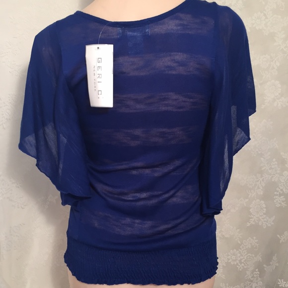 Amazing royal blue blouse FINAL CLEARANCE - Picture 3 of 4