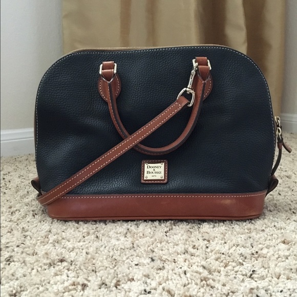 Dooney & Bourke pebble grain zip zip satchel