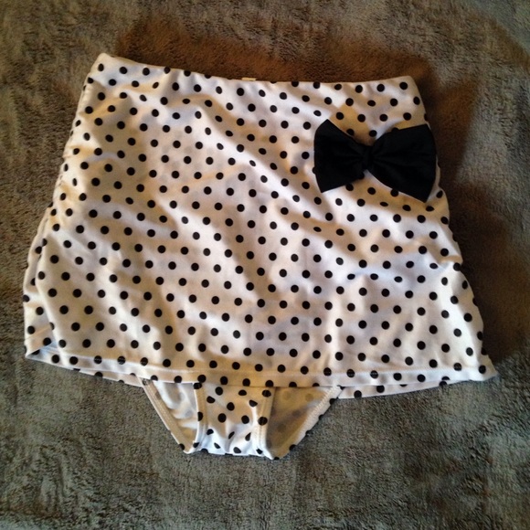 High waisted swim bottom