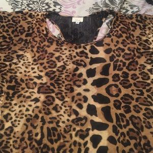 Cheetah print too with back out on sides
