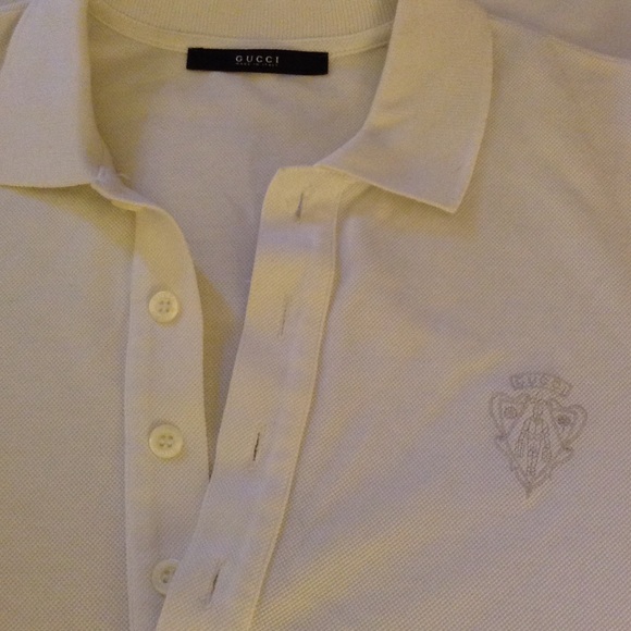 White Gucci Polo
